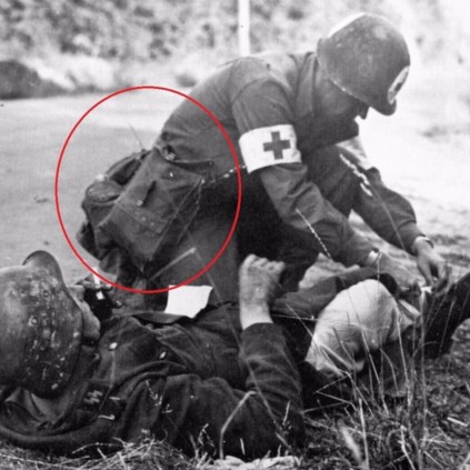 Sangle longue musette médicale US WWII