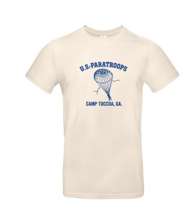 tee shirt homme us paratroops camp toccoa ga
