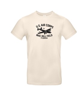 reproduction tee shirt us air corps mac dill fiels