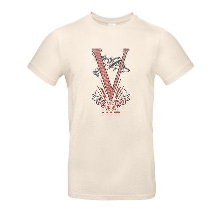 tee shirt reproduction du v de la victoire