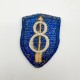 Patch 8 division d'infanterie