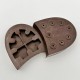 Paire de talons WOOD-MILNE BULLDOG, talon de rechange Brodequins US WW2