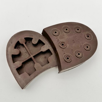 Paire de talons WOOD-MILNE BULLDOG, talon de rechange Brodequins US WW2