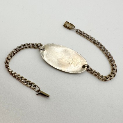 Gourmette argent US Army Air Froce originale WW2