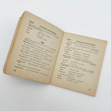 French book US WWII original 1943