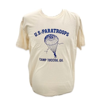 Tee shirt homme reproduction US PARATROOPS CAMP TOCCOA GA