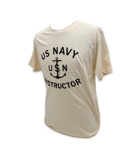 Reproduction tee shirt us navy instructor