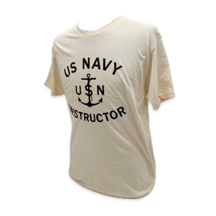 Reproduction tee shirt us navy instructor