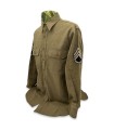 Chemise moutarde Staff Sergeant 15-35 US ARMY WW2