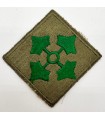 Patch 4th division infanterie US WWII Grand modèle