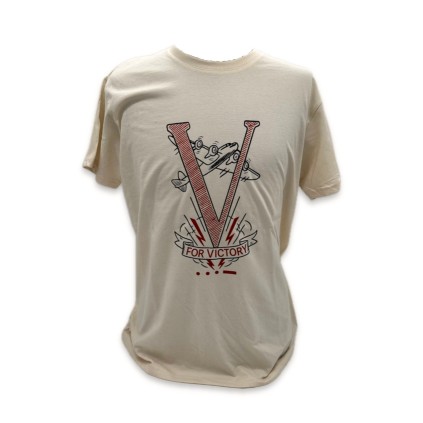 Tee shirt reproduction du V de la victoire