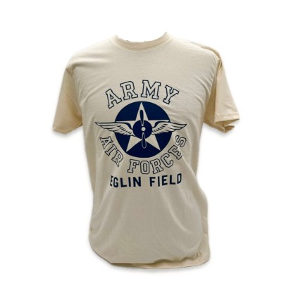 Tee shirt reproduction army air force eglin field