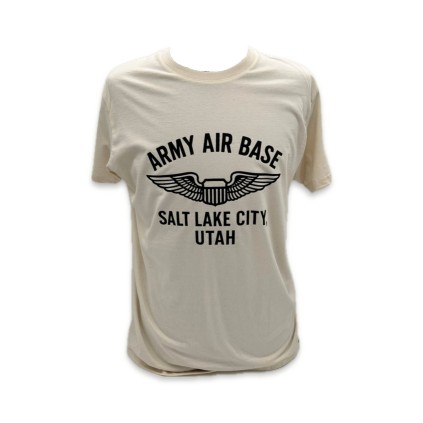 Tee shirt homme army air base salt lake city utah, reproduction