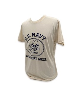 Tee shirt reproduction us navy gulfport miss seabees