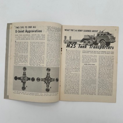 Magazine ARMY MOTORS daté avril 1945