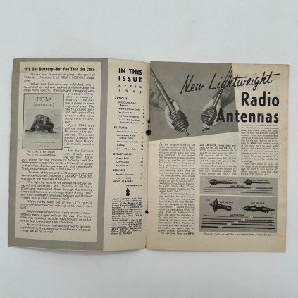 Magazine ARMY MOTORS daté avril 1945