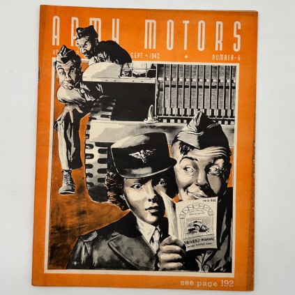 Magazine ARMY MOTORS daté septembre 1942