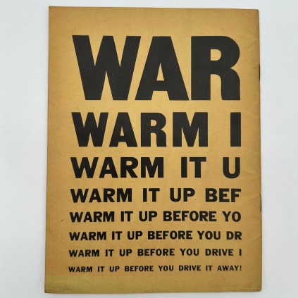 Magazine ARMY MOTORS daté janvier 1945