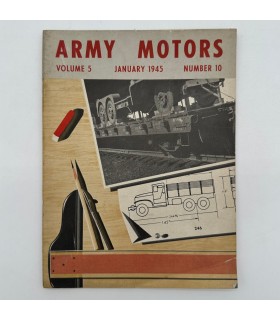 Magazine ARMY MOTORS daté janvier 1945