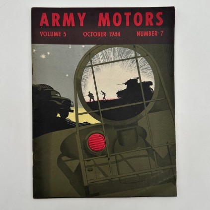 Magazine ARMY MOTORS daté octobre 1944