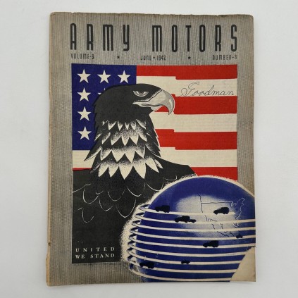 Magazine ARMY MOTORS daté juin 1942