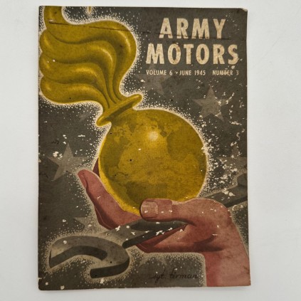 Magazine ARMY MOTORS daté juin 1945