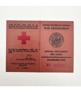 Carte d'identité pour personnel médical corps