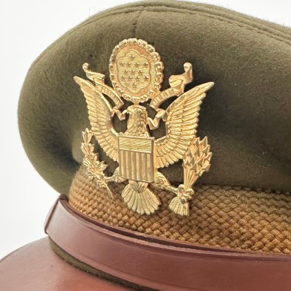 Casquette d'officier de l'armée américaine WW2