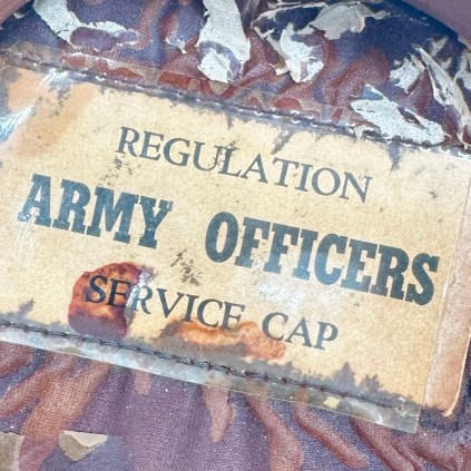 Casquette d'officier de l'armée américaine WW2