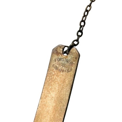 Gourmette US "H.D.H 9-12-42"