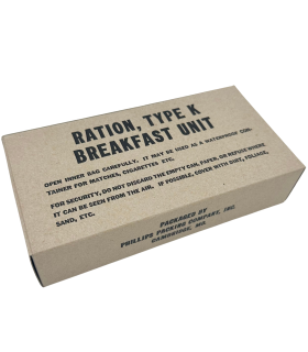 Ration US BREAKFAST WW2