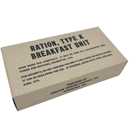 Ration US BREAKFAST WW2