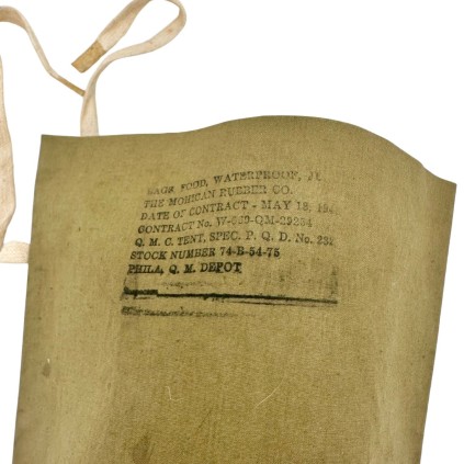 US WWII Jungle BAG 1941 | Sac étanche effet personnel