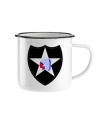 Objet reproduction imprimé avec logo 2eme division infanterie américaine
