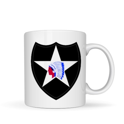 mug 2eme division infanterie américaine