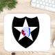 tapis de souris 2eme division infanterie américaine