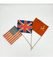 Lot 3 drapeaux de la libération