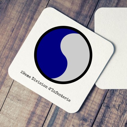 sous verre 29ème division d'infanterie USA