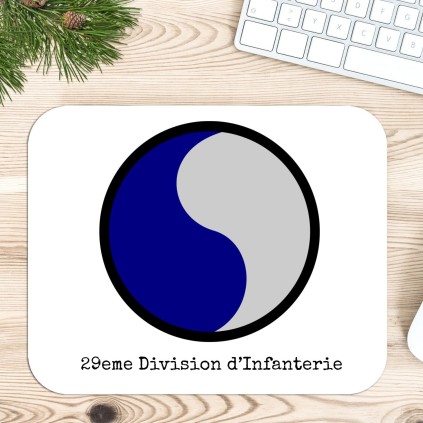 tapis de souris 29ème division d'infanterie USA