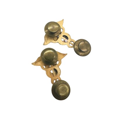 Paire d'insignes de col Dentiste US WWII