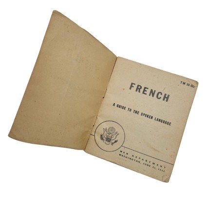 French book US WWII original juin 1943