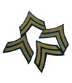 Paires de grades de Caporal US WW2