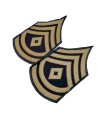 Paire de grades premier sergent fabrication avant 1942