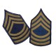 Paire de grades de master sergent originaux WWII