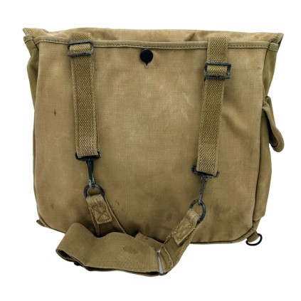 Musette caoutchoutée US M-1936, datée 1943