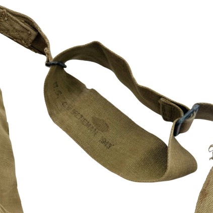 Musette caoutchoutée US M-1936, datée 1943