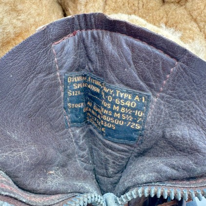 Bottes de vol A-1 en cuir pour USAAF