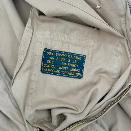 Combinaison de vol AN6550 SUMMER USN WWII