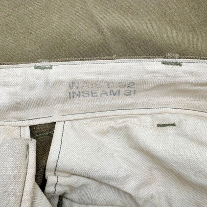 Pantalon moutarde US WW2 32x31