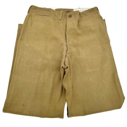 Pantalon moutarde original US WW2 nominatif